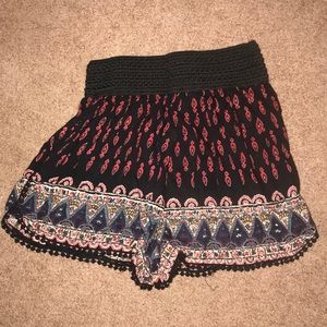 Stretchy aztec shorts
